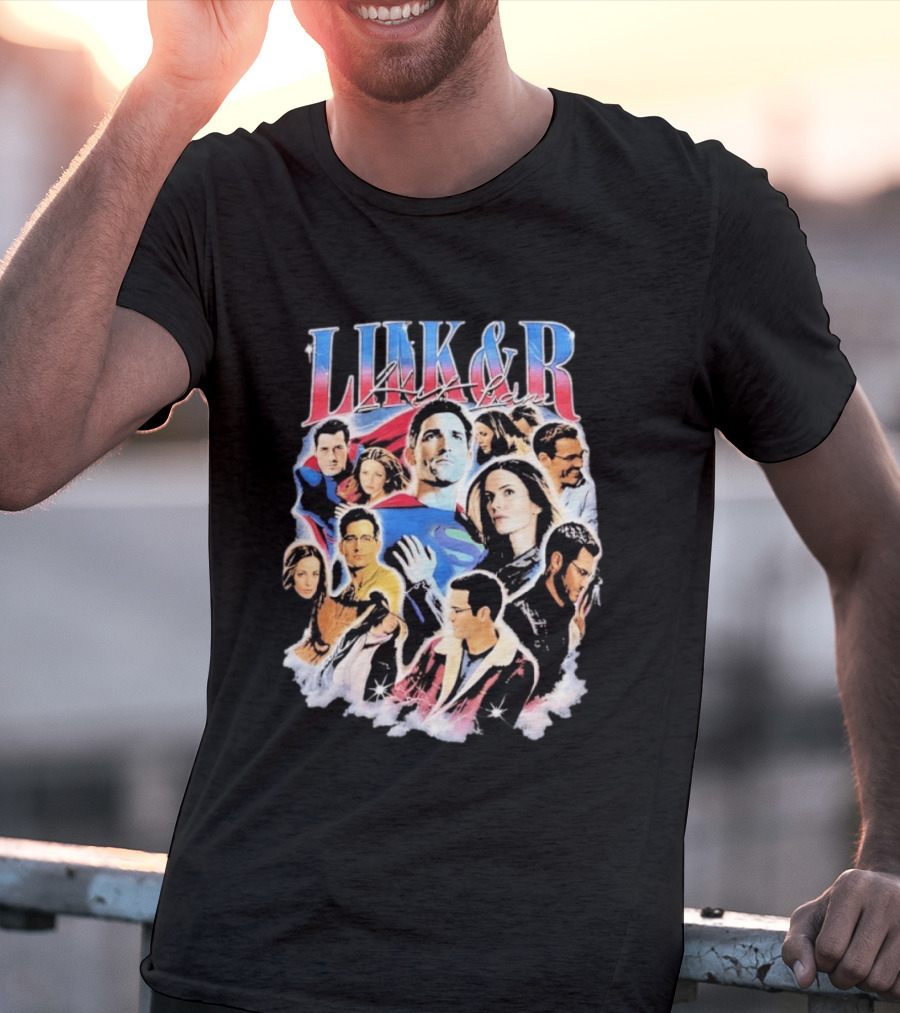 Lois&Clark Superman And Lois Lane Cape Romance T-Shirt