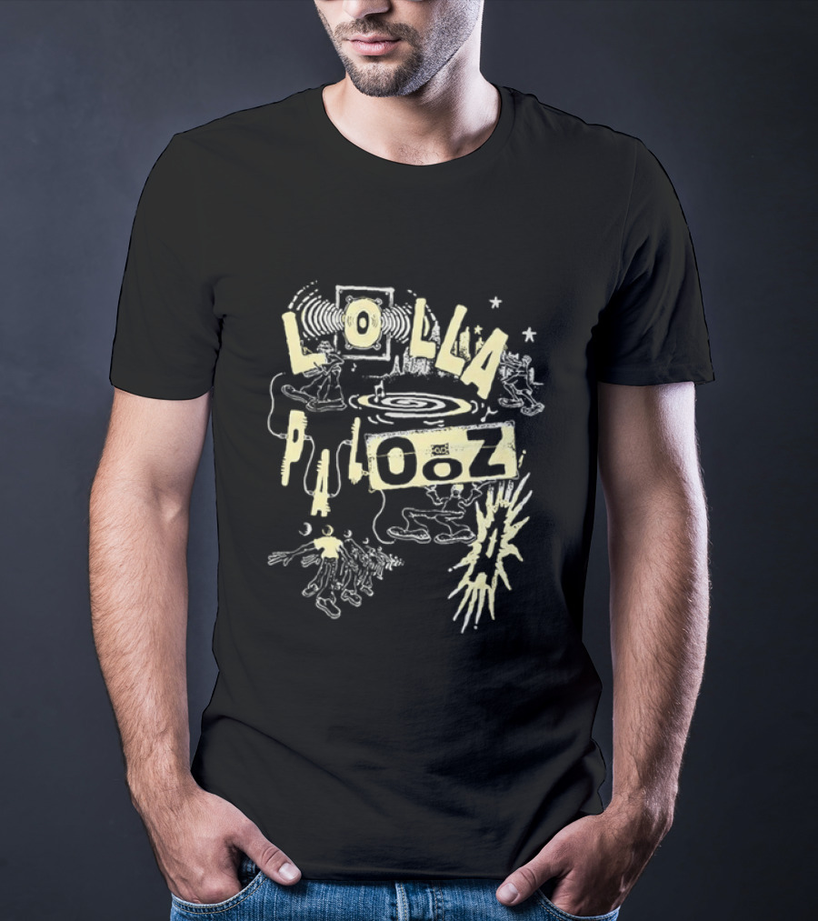 Lollapalooza Music Festival Concert Alternative Rock Decorative T-Shirt