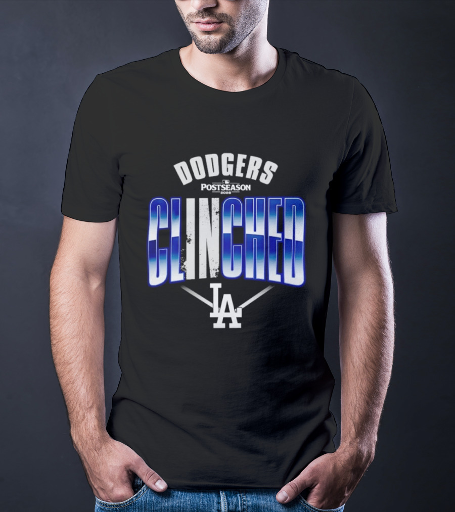 Los Angeles Dodgers Postseason Clinched 2026 LA T-Shirt