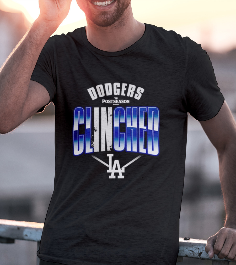 Los Angeles Dodgers Postseason Clinched 2026 LA T-Shirt