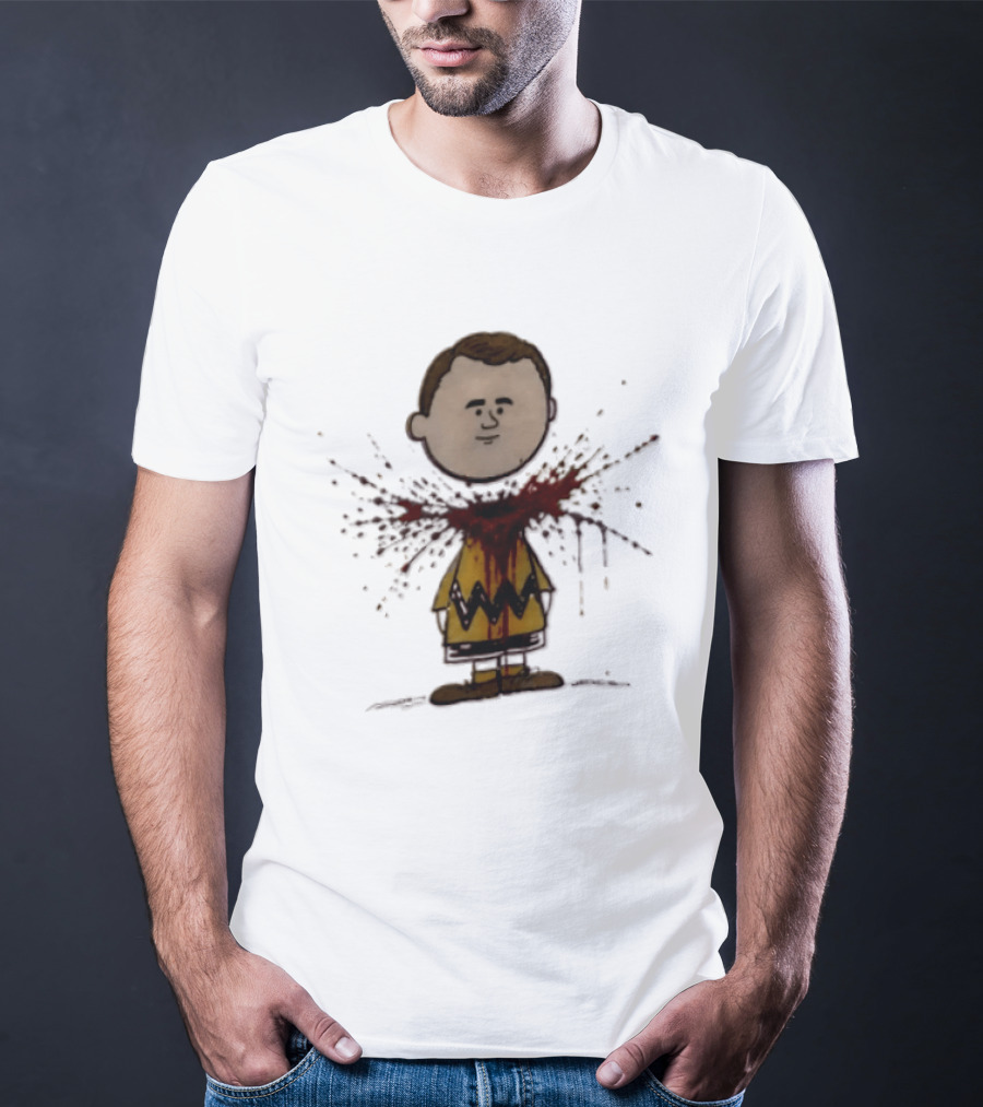 Charlie Brown Decapitated Bootleg Peanuts Scene T-Shirt