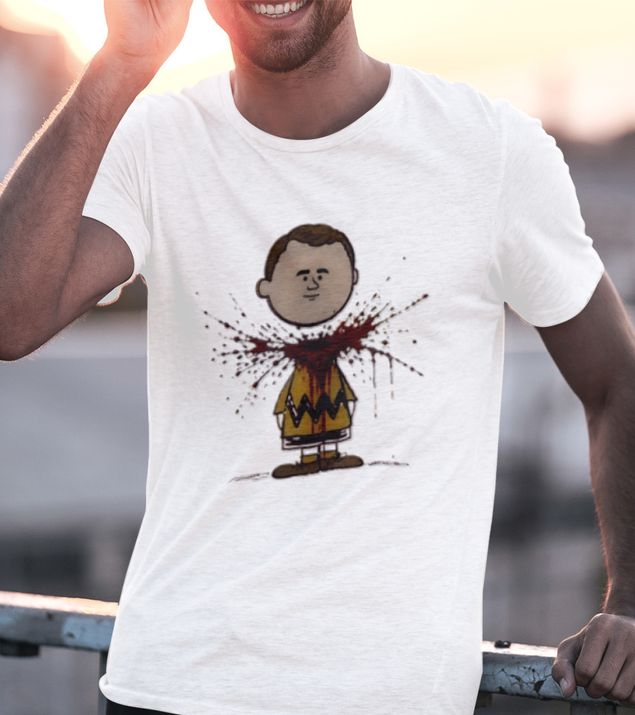 Charlie Brown Decapitated Bootleg Peanuts Scene T-Shirt
