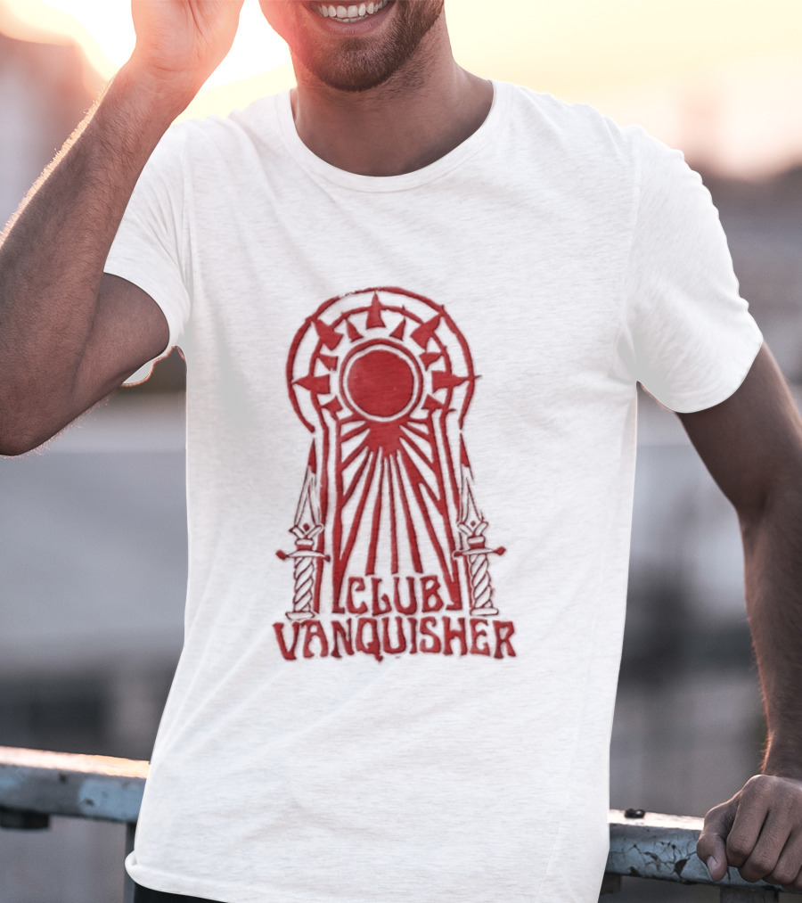 Club Vanquisher Sun With Daggers Red T-Shirt