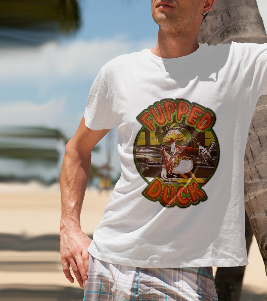Fupped Duck Vintage Style 1979 Tipsy Cartoon Nostalgia T-Shirt