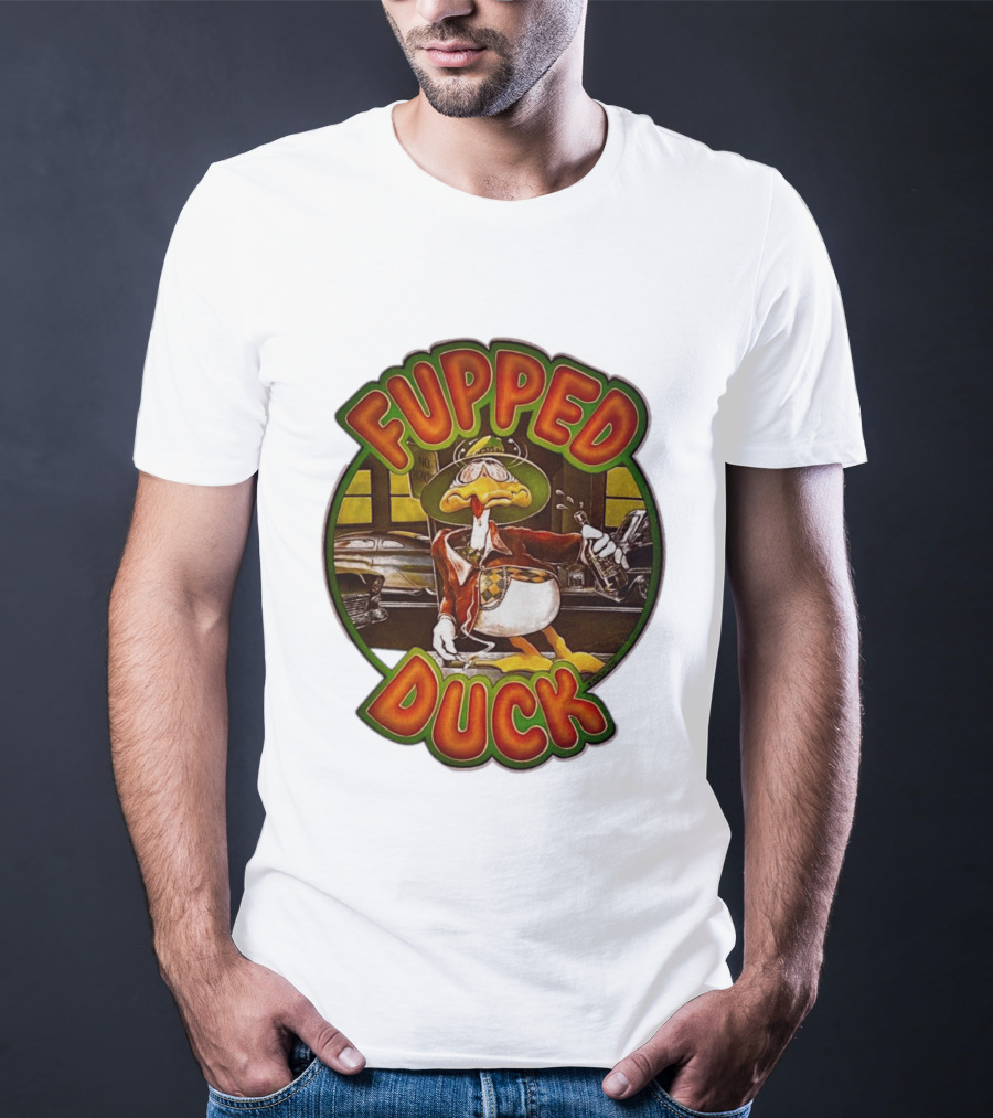 Fupped Duck Vintage Style 1979 Tipsy Cartoon Nostalgia T-Shirt