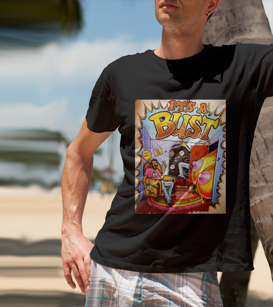 It's A Bust 1975 Zap Comix Cartoon Explosion T-Shirt