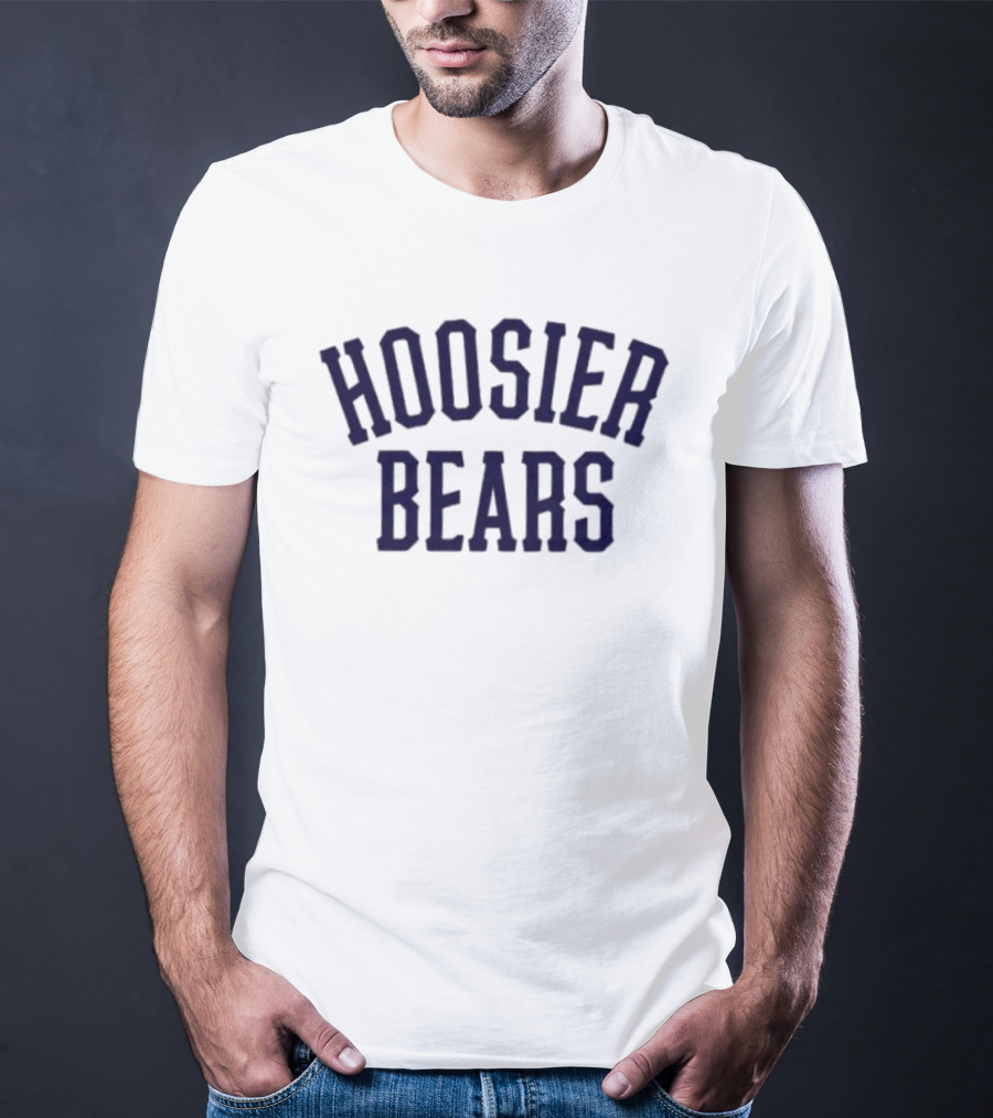 Hoosier Bears Indiana College Sports Team Fan T-Shirt