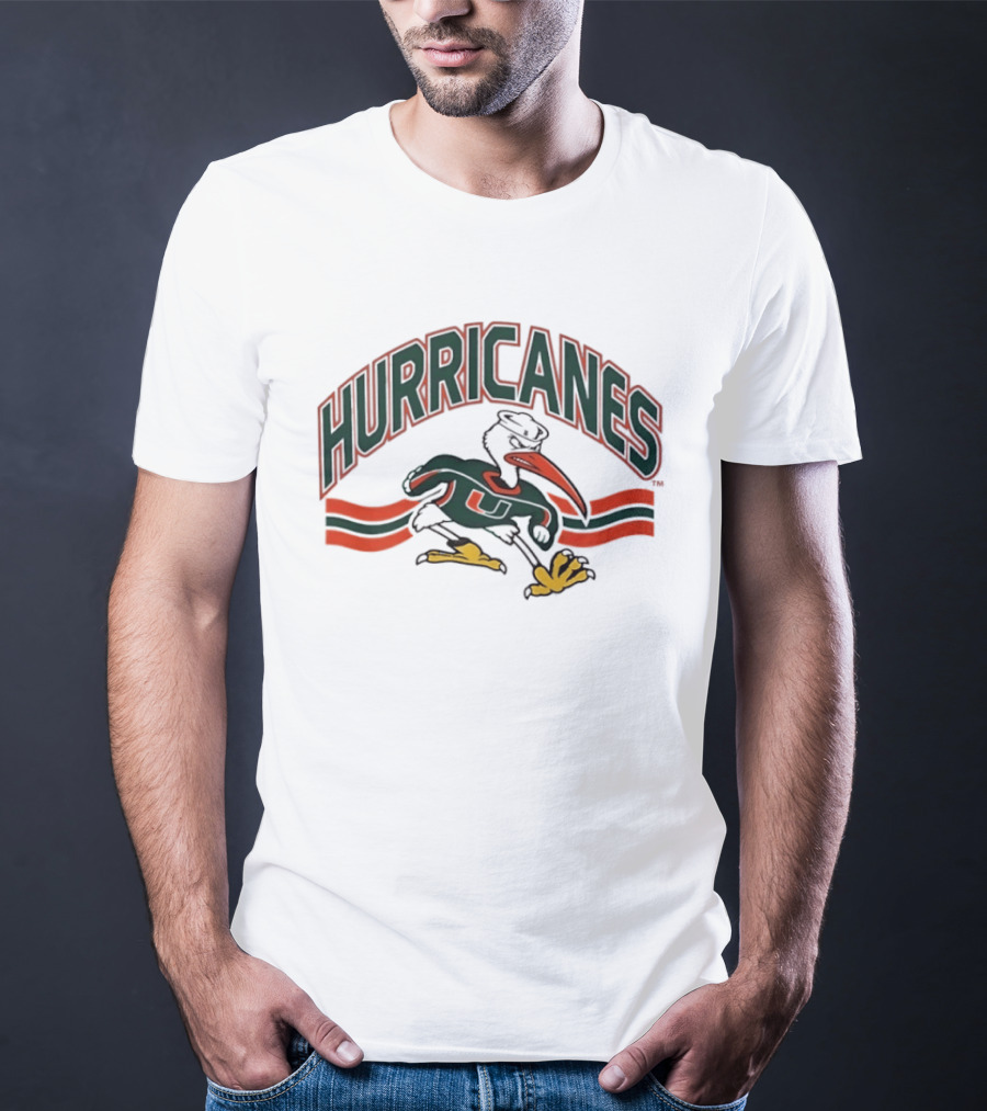 Miami Hurricanes Sebastian The Ibis Sports Team T-Shirt
