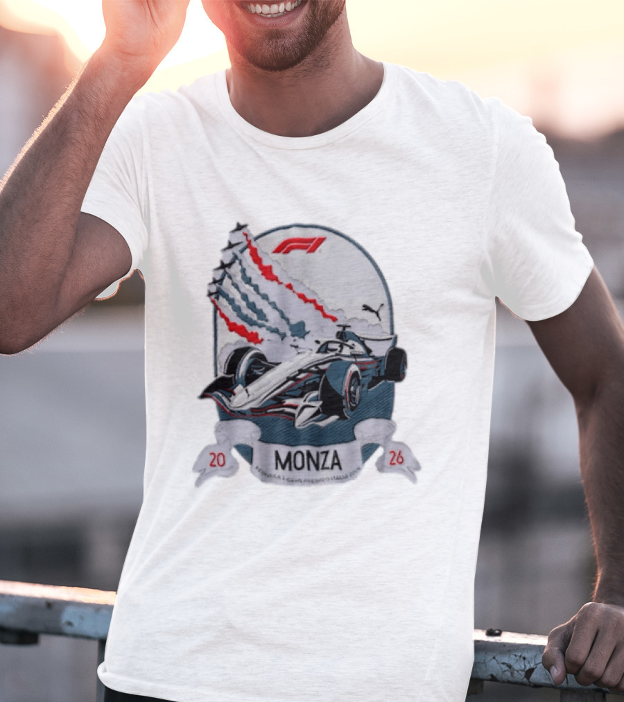 F1 Monza 2026 Italian Grand Prix Puma Racing Car T-Shirt