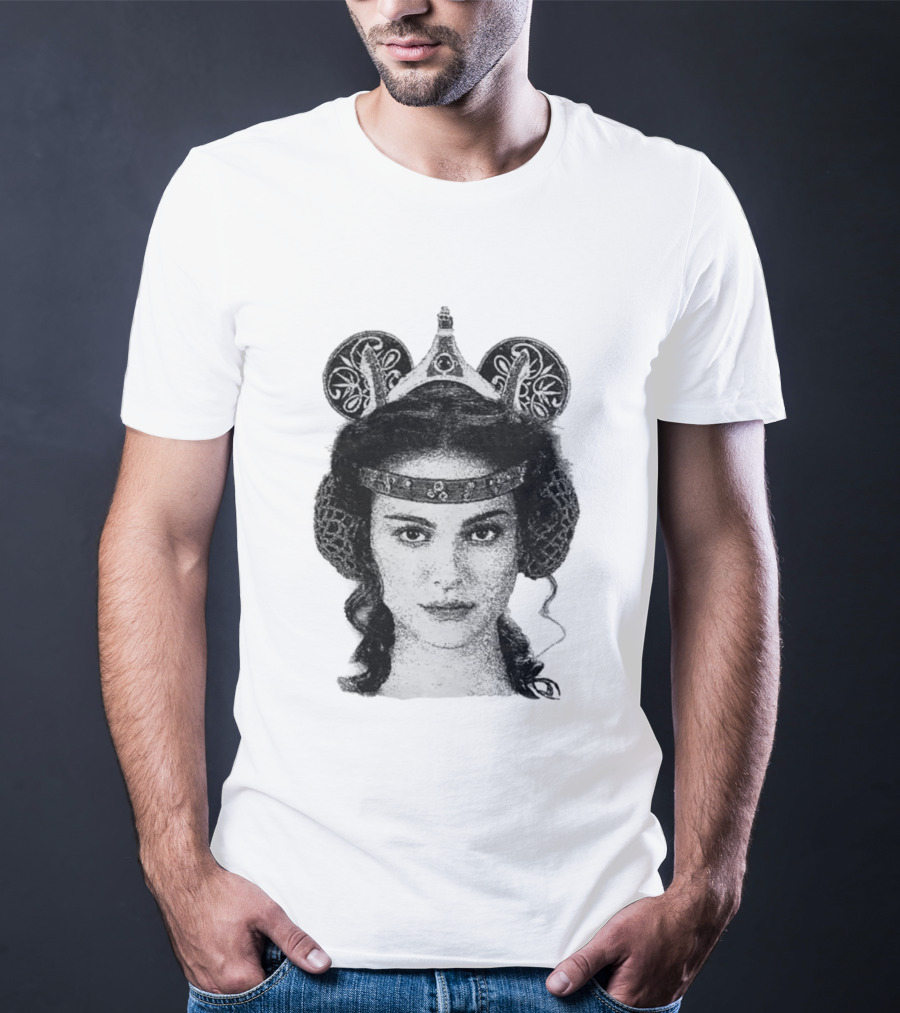 Queen Amidala Oversized Disney Mickey Ears T-Shirt
