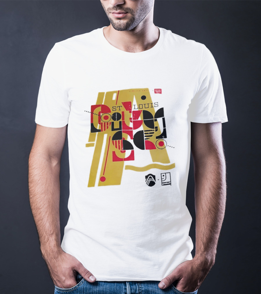 St Louis Football Limited Edition Goodwill Geometric Abstract 91 T-Shirt
