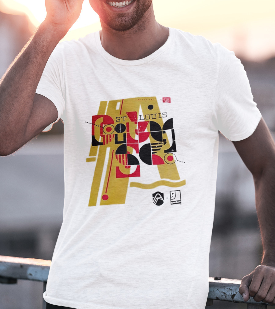 St Louis Football Limited Edition Goodwill Geometric Abstract 91 T-Shirt
