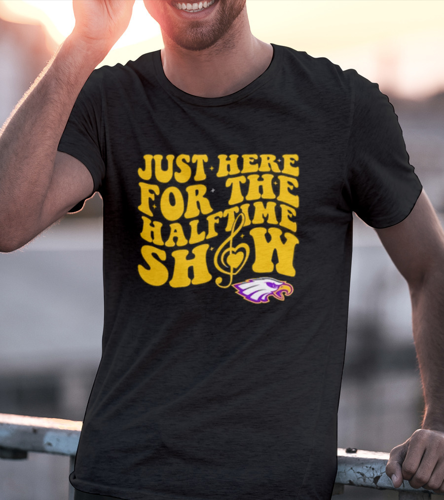 Brackenridge Just Here For The Halftime Show Eagle T-Shirt
