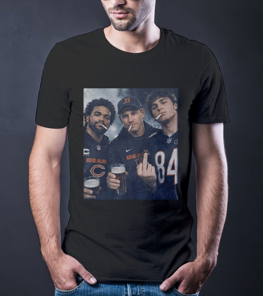 Colston Loveland Caleb Williams Ben Johnson Bears Football T-Shirt