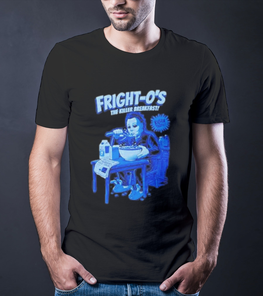 Fright O's The Killer Breakfast Cereal Halloween Michael Myers Killer Taste T-Shirt