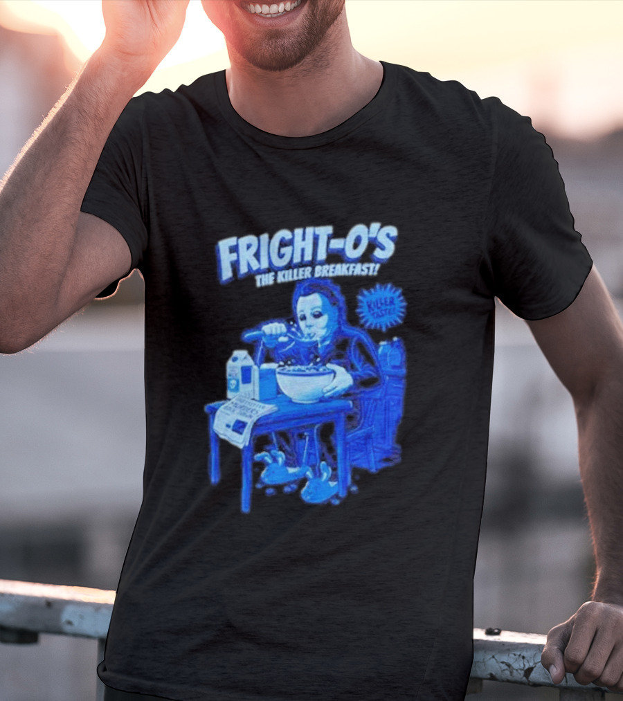 Fright O's The Killer Breakfast Cereal Halloween Michael Myers Killer Taste T-Shirt