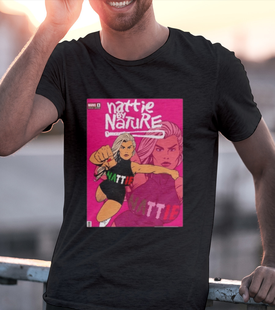 Nattie By Nature Marvel Variant Nattie Issue One Comic T-Shirt