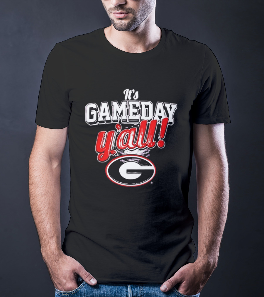 It's Gameday Y'all Georgia Bulldogs UGA Football T-Shirt
