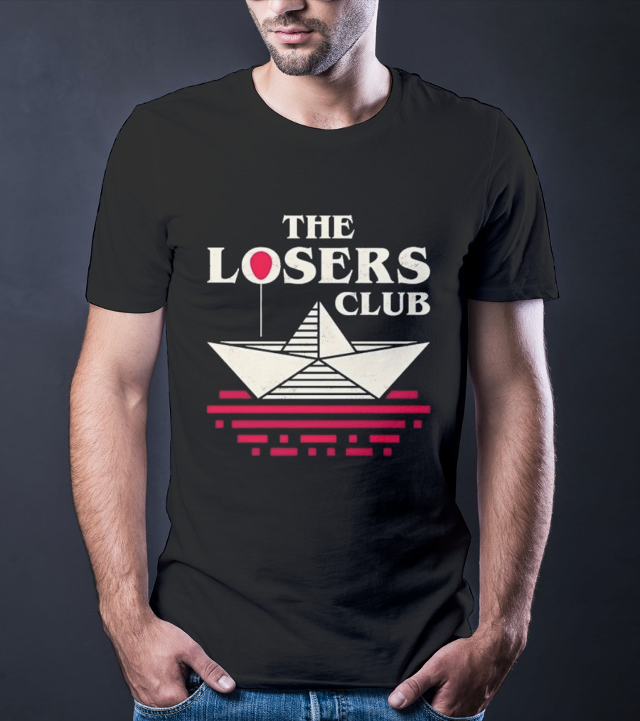 The Losers Club Paper Boat Red Balloon Stephen King IT T-Shirt