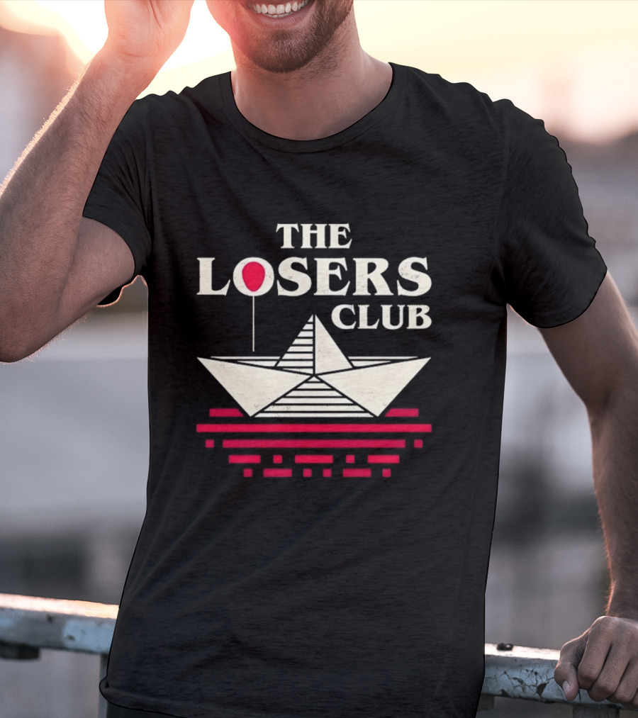 The Losers Club Paper Boat Red Balloon Stephen King IT T-Shirt