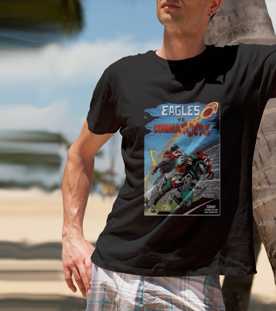 Eagles Vs Commanders September 13 2026 Lincoln Financial Field Football T-Shirt