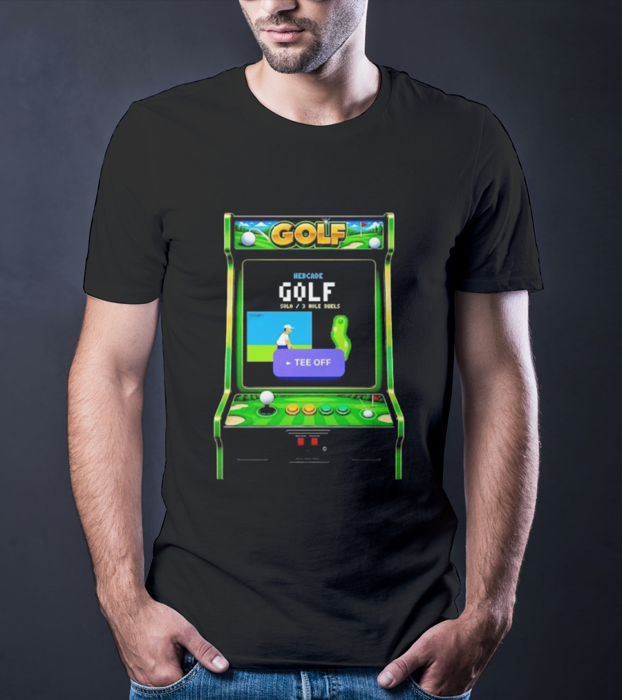 Webcade Golf Arcade Off Solo 3 Hole Duels T-Shirt
