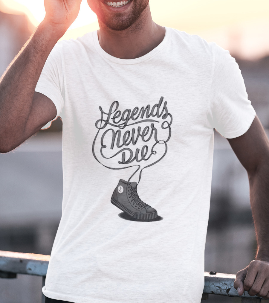 Legends Never Die High Top Classic Shoe T-Shirt