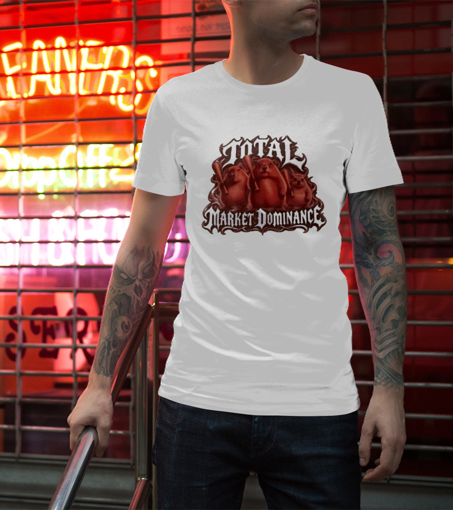Total Market Dominance Groundhog Baseball Bats T-Shirt