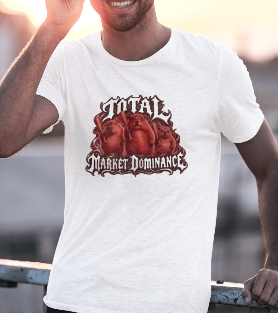 Total Market Dominance Groundhog Baseball Bats T-Shirt