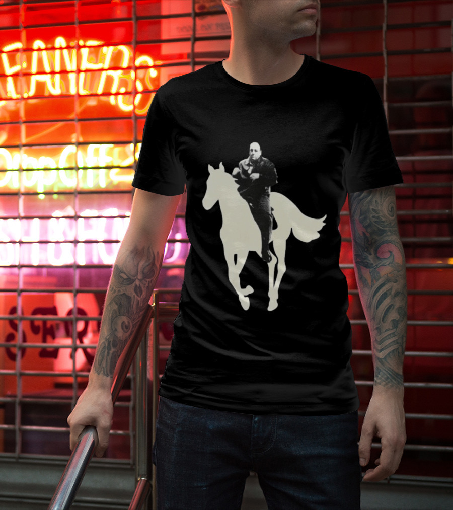 James Gandolfini The Sopranos Horse Riding T-Shirt