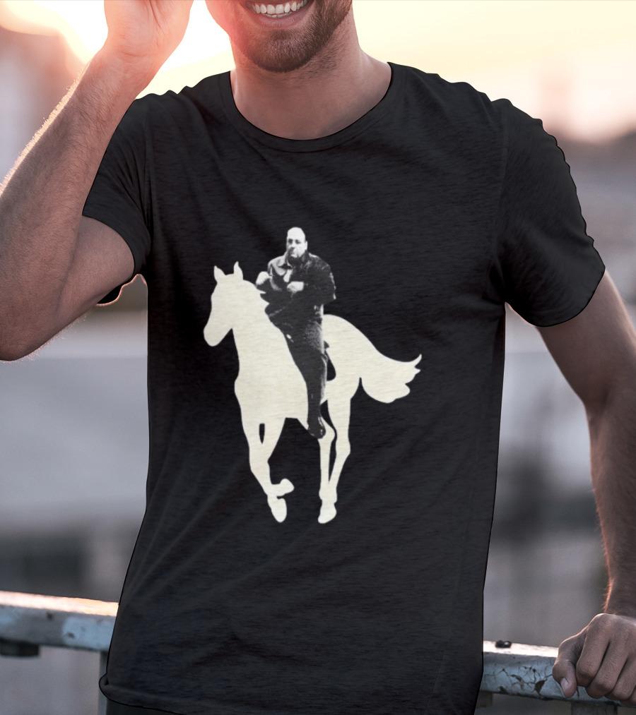 James Gandolfini The Sopranos Horse Riding T-Shirt