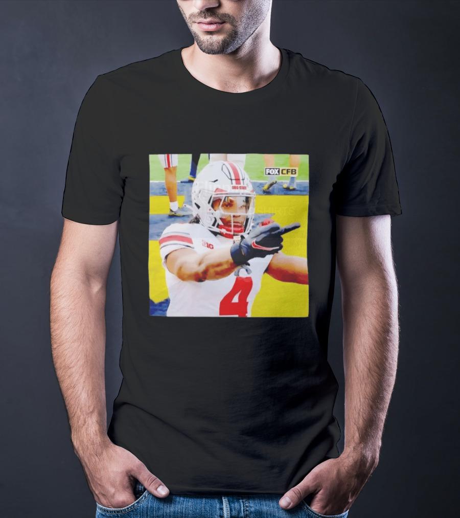 Ohio State Player Gesture Against Michigan Football T-Shirt