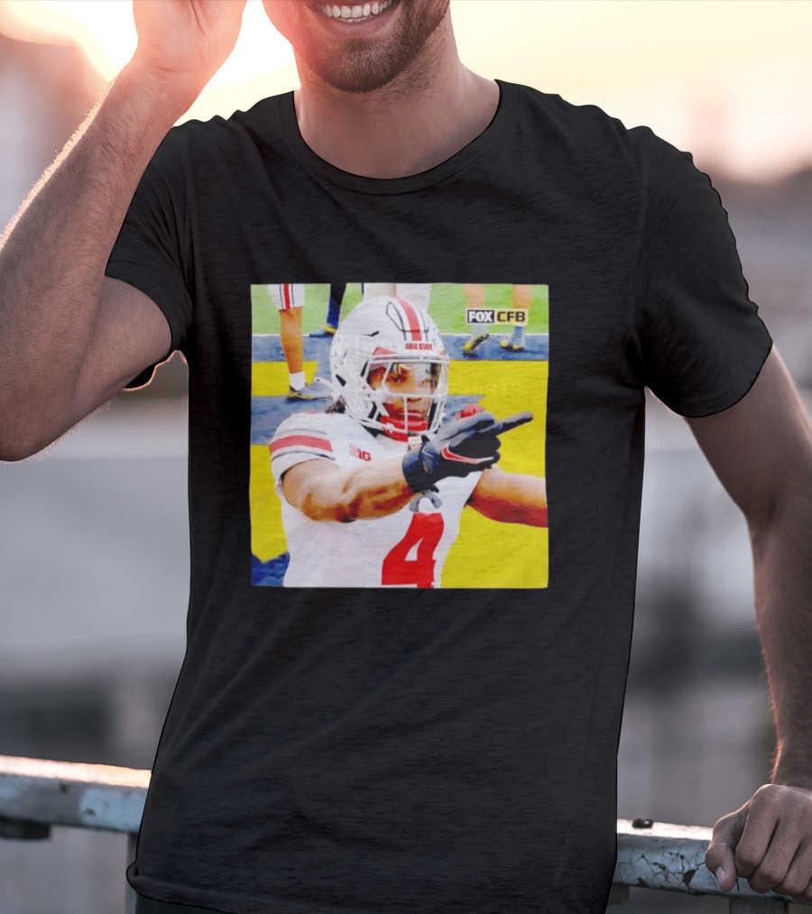 Ohio State Player Gesture Against Michigan Football T-Shirt