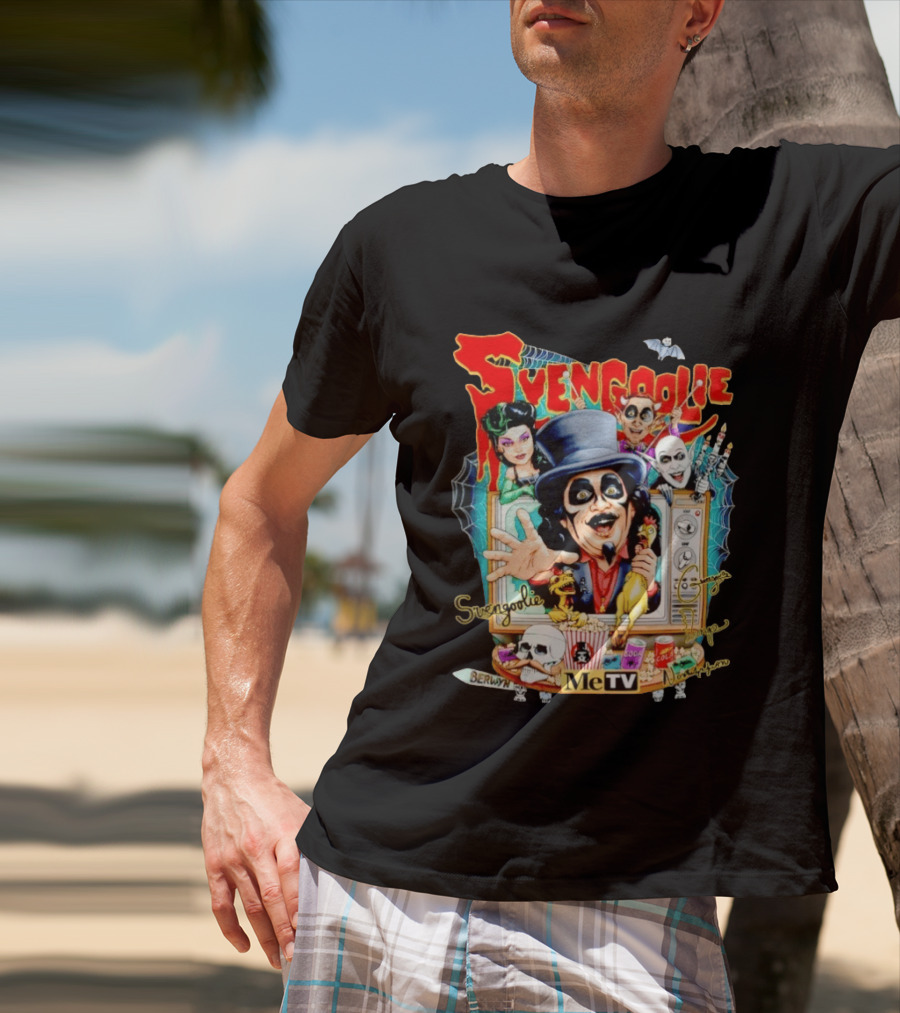 Svengoolie Berwyn MeTV Horror Characters And Spooky Fun T-Shirt