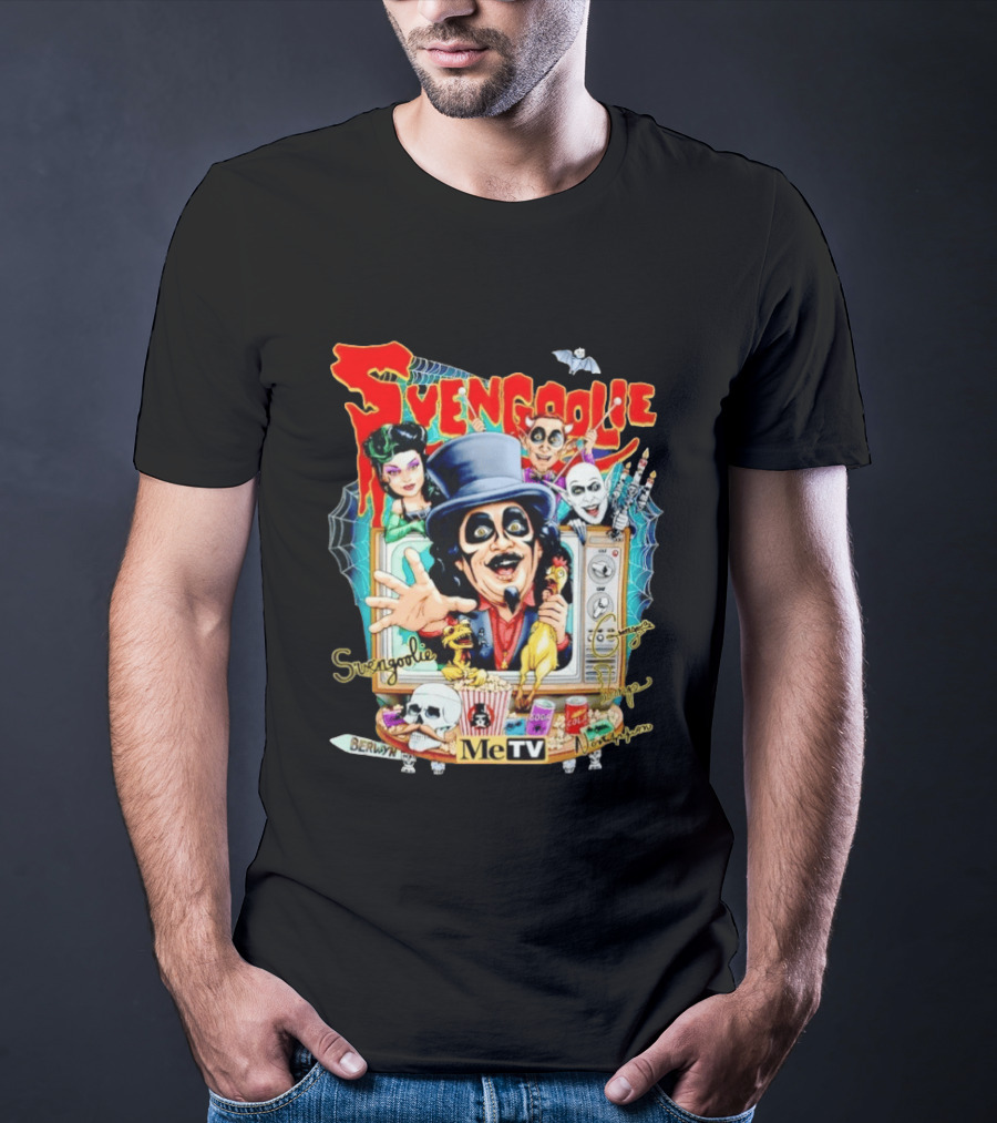 Svengoolie Berwyn MeTV Horror Characters And Spooky Fun T-Shirt