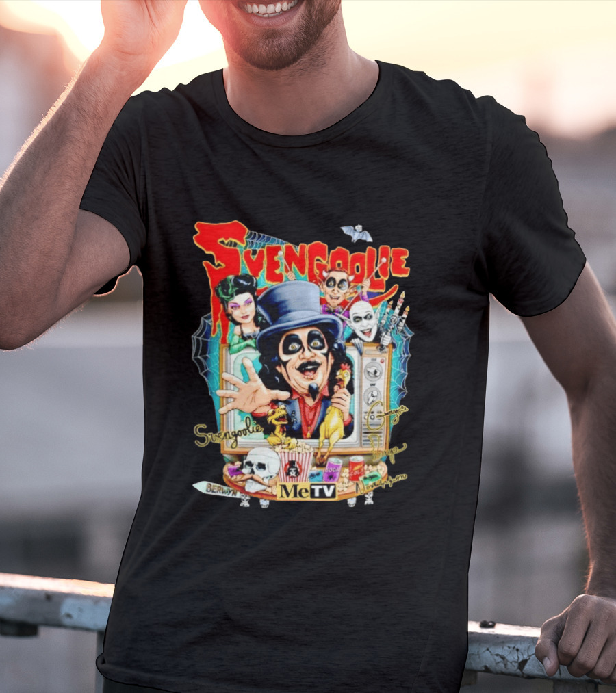 Svengoolie Berwyn MeTV Horror Characters And Spooky Fun T-Shirt