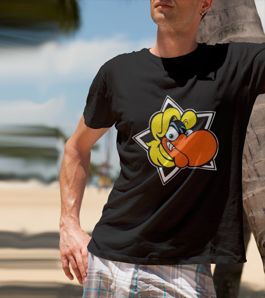 Looney Tunes Foghorn Leghorn Star Cartoon Character Face T-Shirt