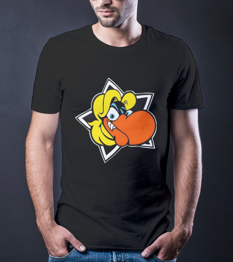 Looney Tunes Foghorn Leghorn Star Cartoon Character Face T-Shirt