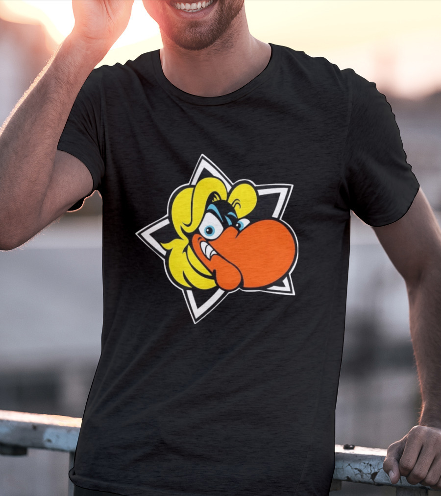 Looney Tunes Foghorn Leghorn Star Cartoon Character Face T-Shirt