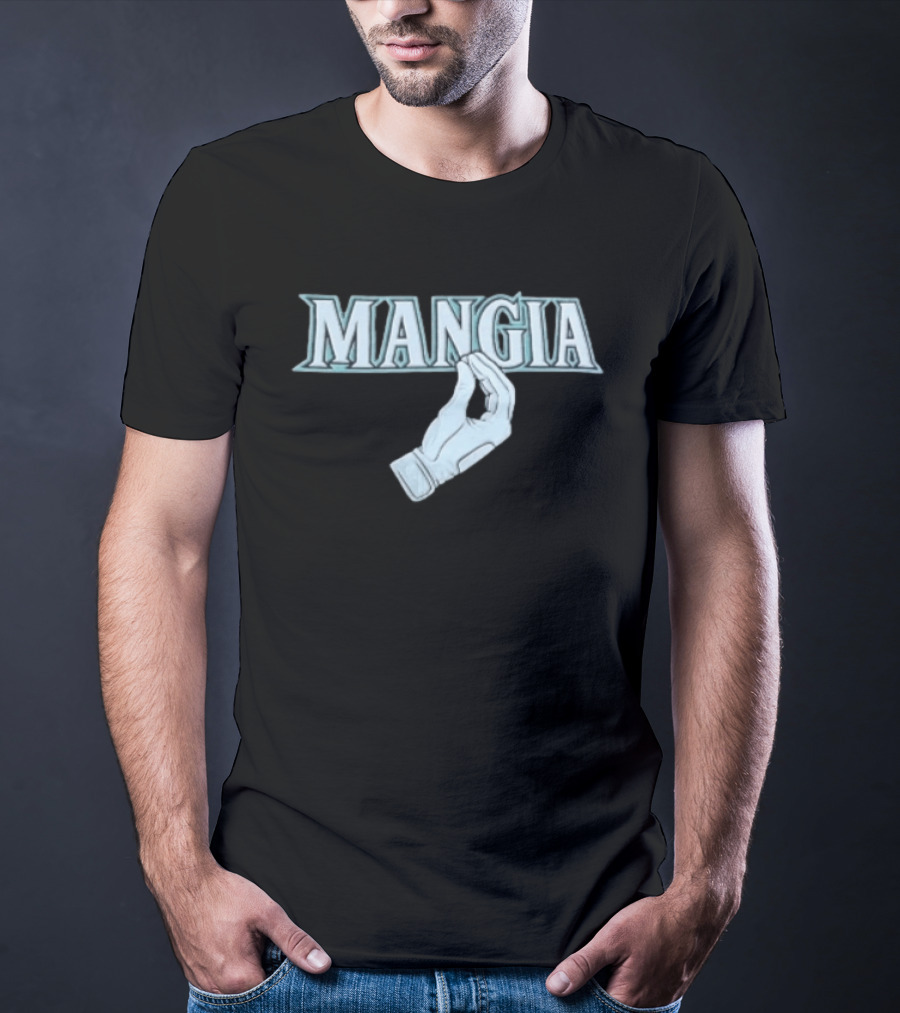Dominic Canzone Seattle Mariners Mangia Gesture Fan T-Shirt