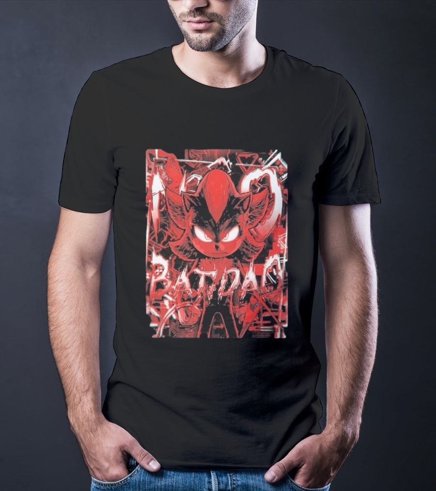 No Batidao Red Black Anime Character Energetic T-Shirt