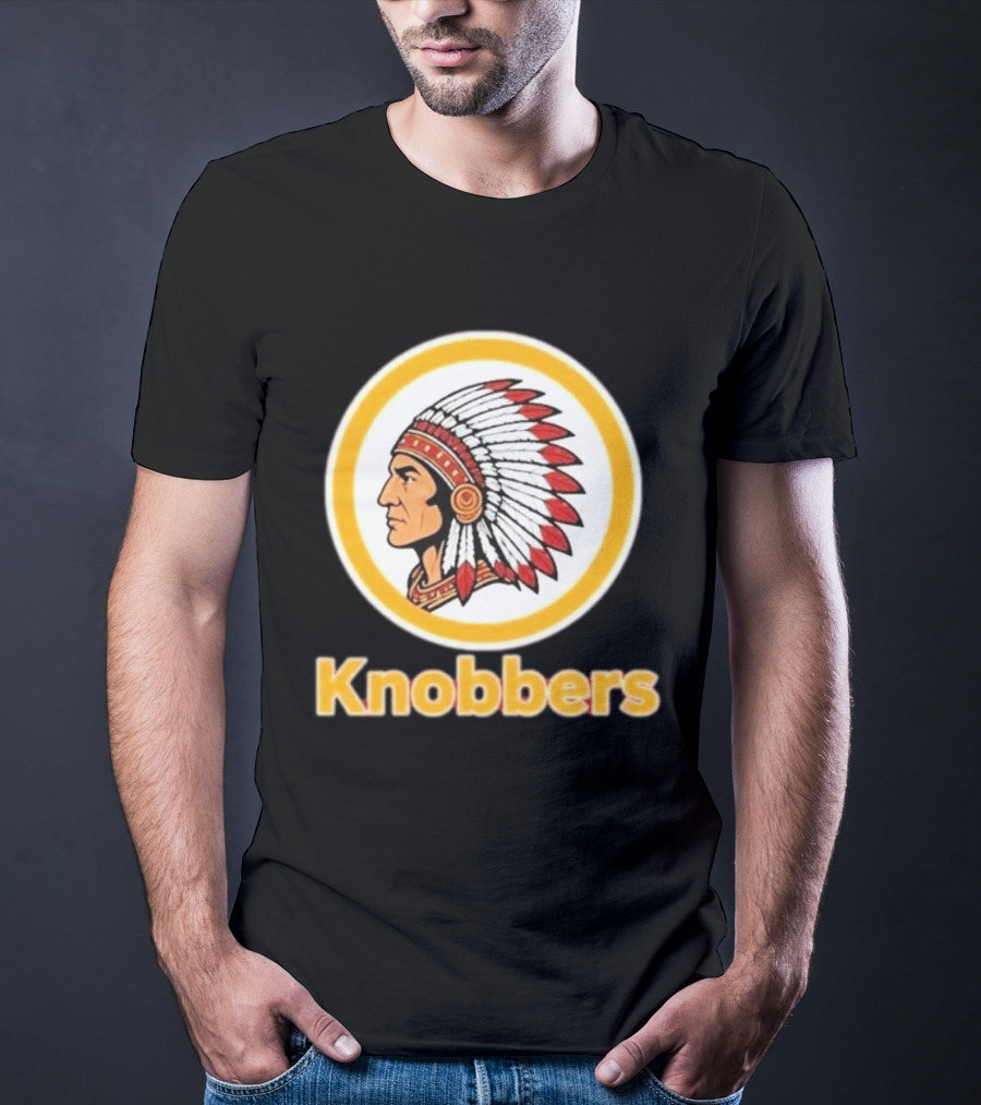Washington Redskins Knobbers Native American Head T-Shirt
