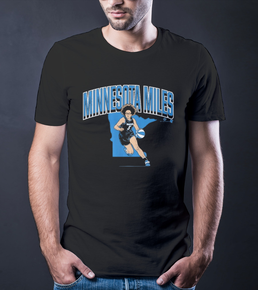 Minnesota Miles Basketball Player In Action T-Shirt
