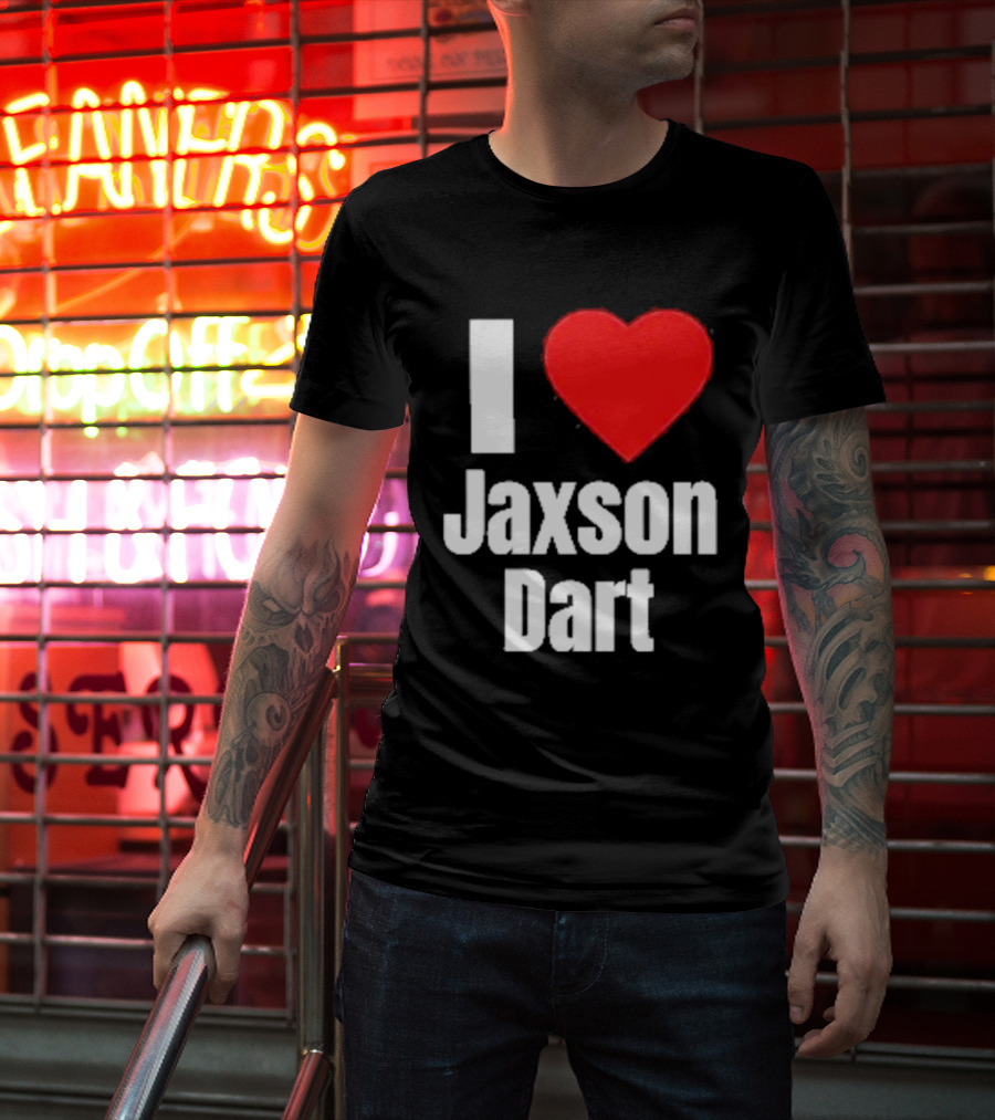 I Heart Jaxson Dart Fan Support T-Shirt