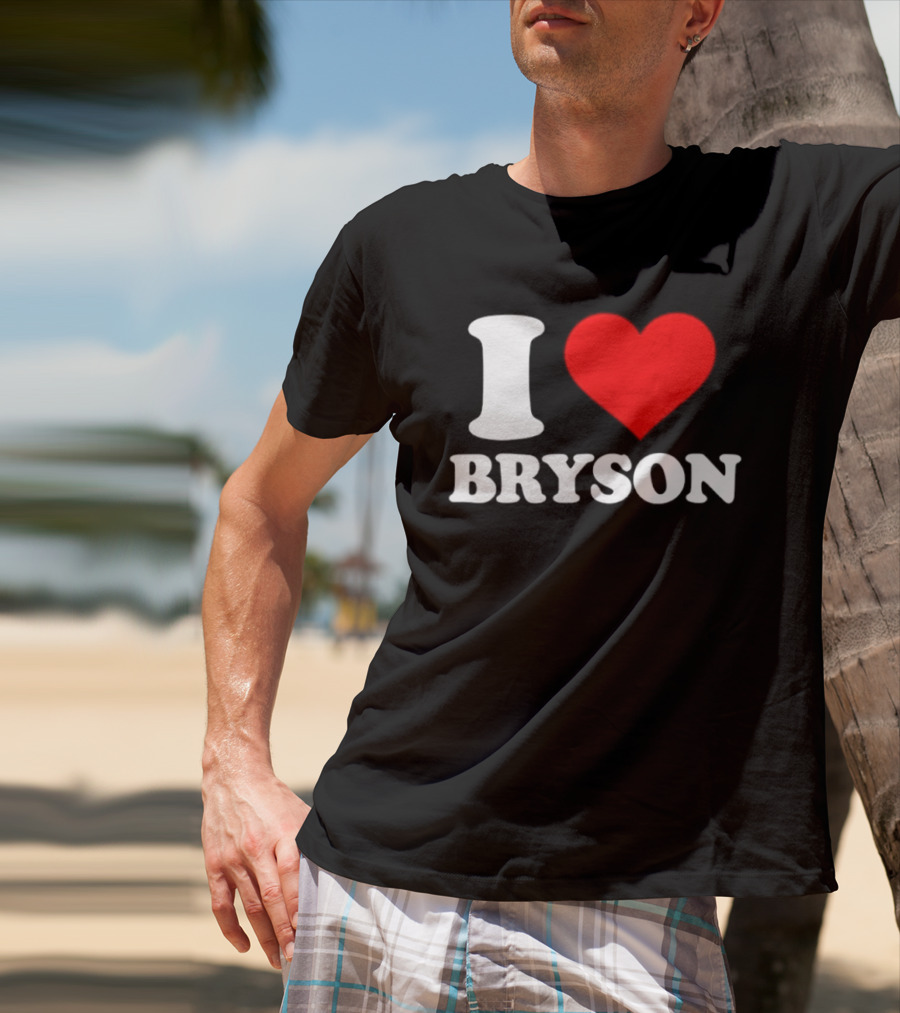 PGA Tour I Love Bryson Golf Professional Golfer T-Shirt