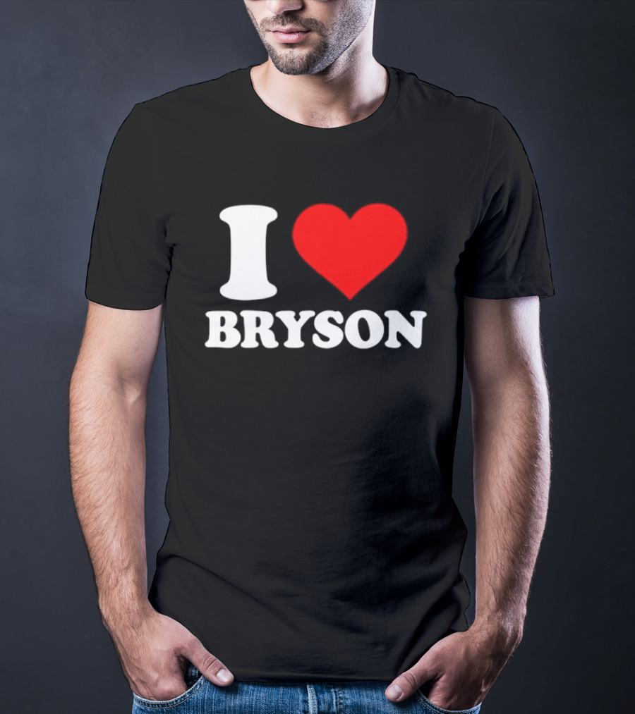 PGA Tour I Love Bryson Golf Professional Golfer T-Shirt