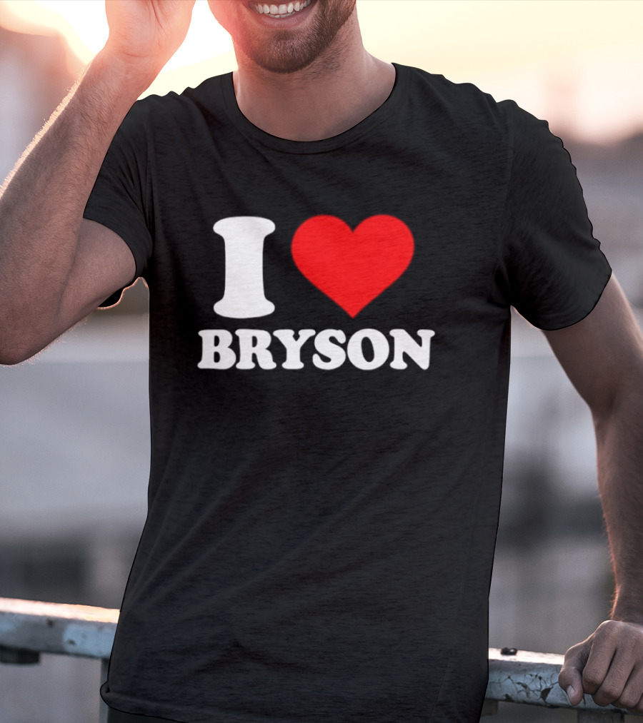 PGA Tour I Love Bryson Golf Professional Golfer T-Shirt