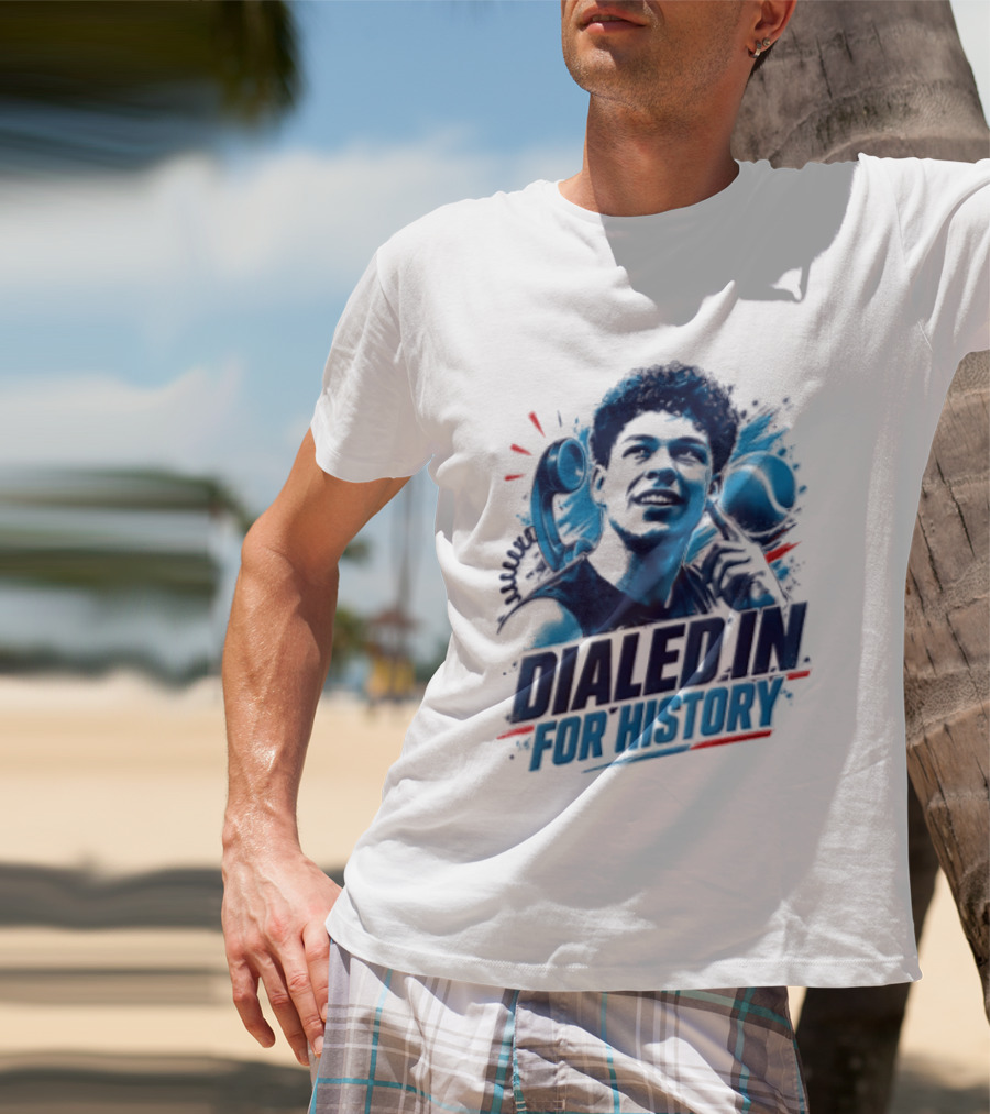 Ben Shelton Dialed In For History Tennis US Open T-Shirt