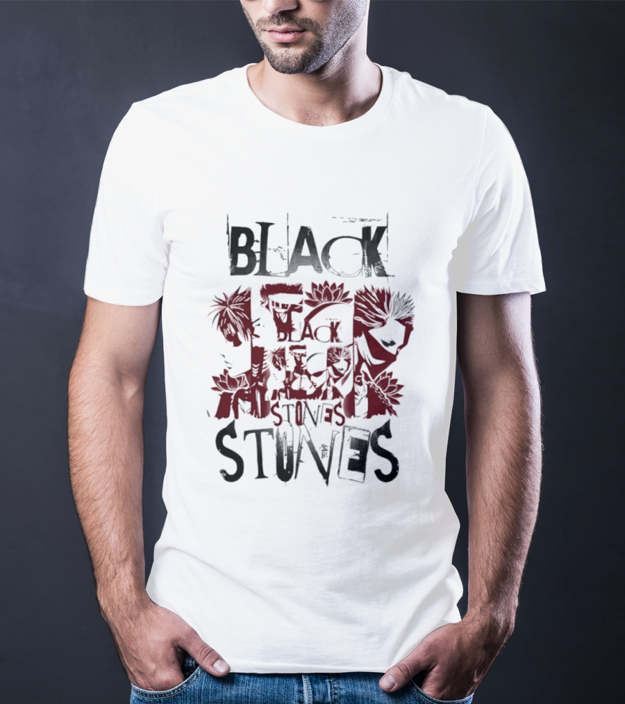 Black Stones Nana Anime Band Blast Manga Series T-Shirt