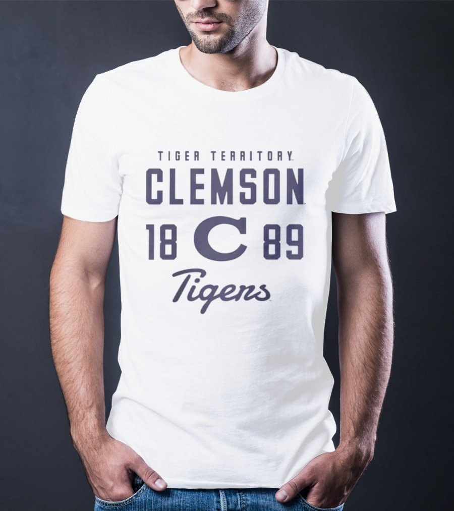 Tiger Territory Clemson Tigers 1889 College Football T-Shirt